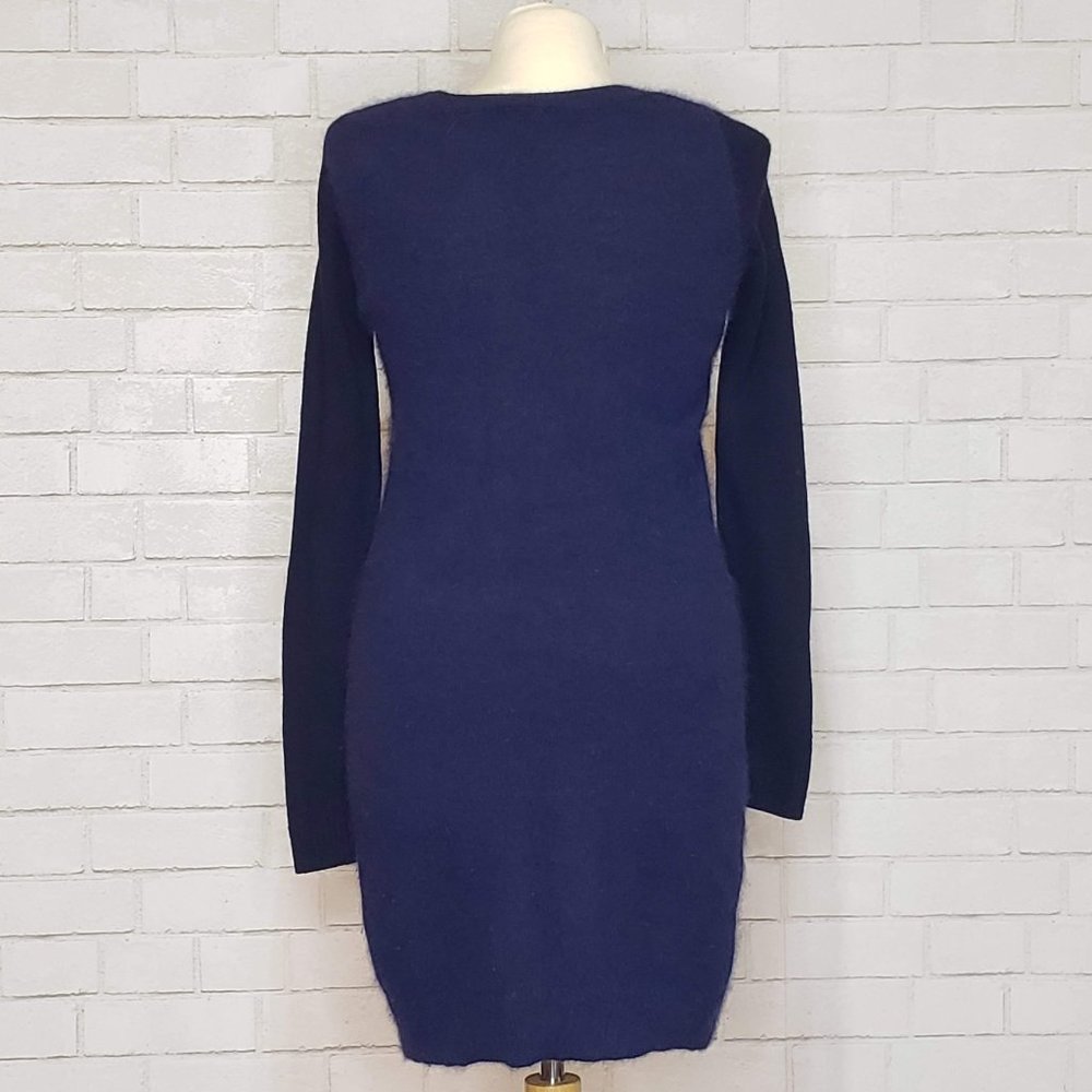 Wallace | Madewell Blue Cashmere Sweater Dress - Picture 3 of 6